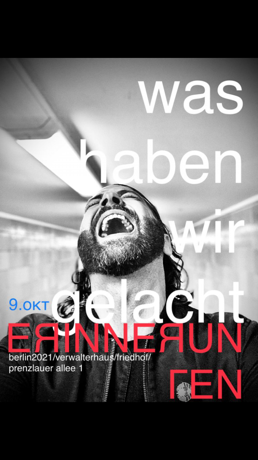 Plakat "Was haben wir gelacht" | © Aleksandar Tesla